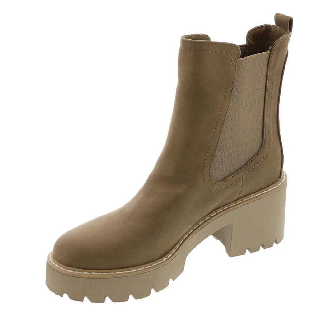 DV by DOLCE VITA 'Tobias' Truffle Faux Suede Chelsea Ankle Boots Booties Shoes - Picture 13 of 13